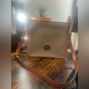 Vintage Tan and Brown Dooney and Burke Crossbody